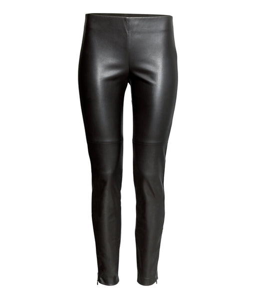 Wet-Look Leggings