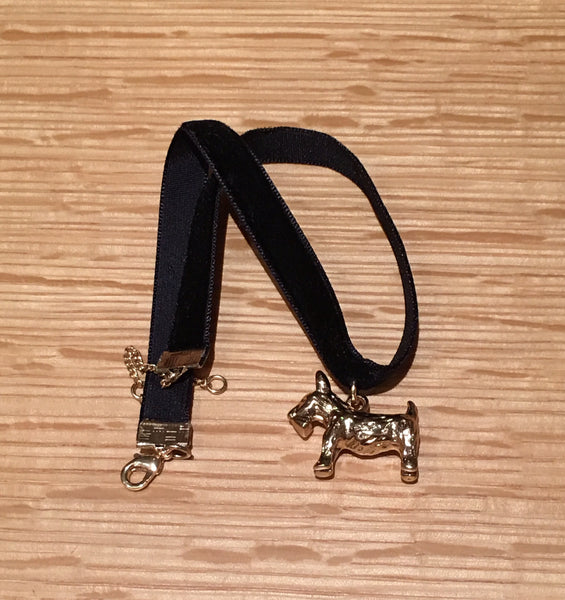 Choker With Terrier Pendant